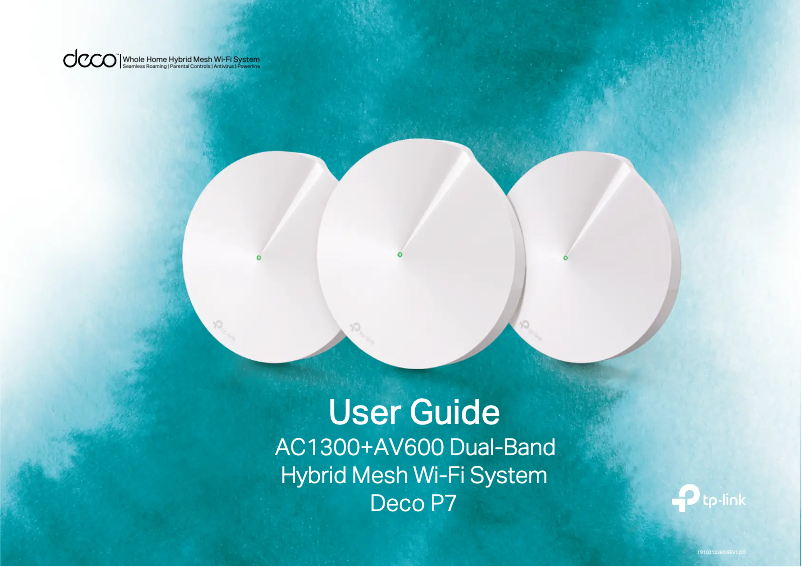 Página 1 del manual Manual de usuario TP-Link Deco P7 Plus