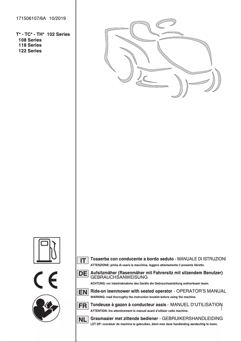 Page 1 de la notice Manuel utilisateur Stiga Tornado 7121 HWSY