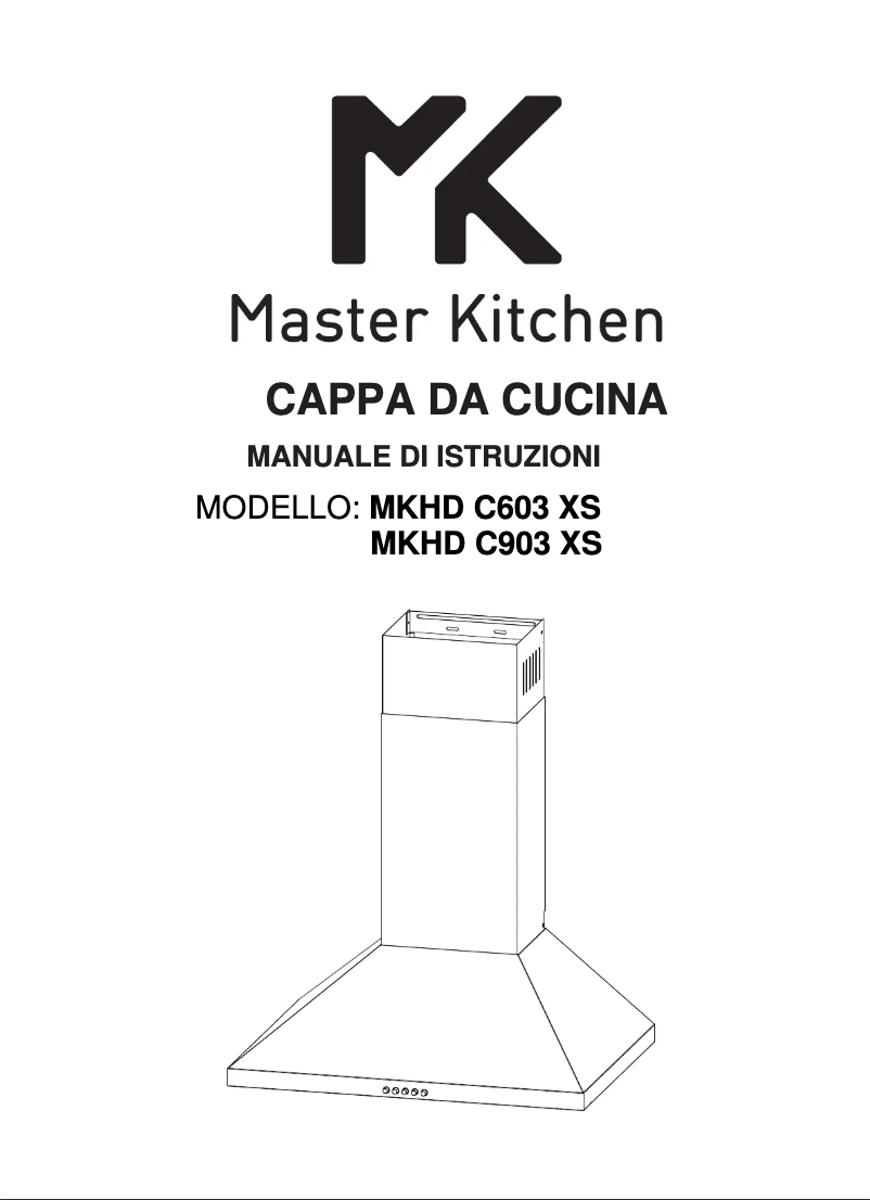 Page 1 de la notice Manuel utilisateur Master Kitchen MKHD C903 XS