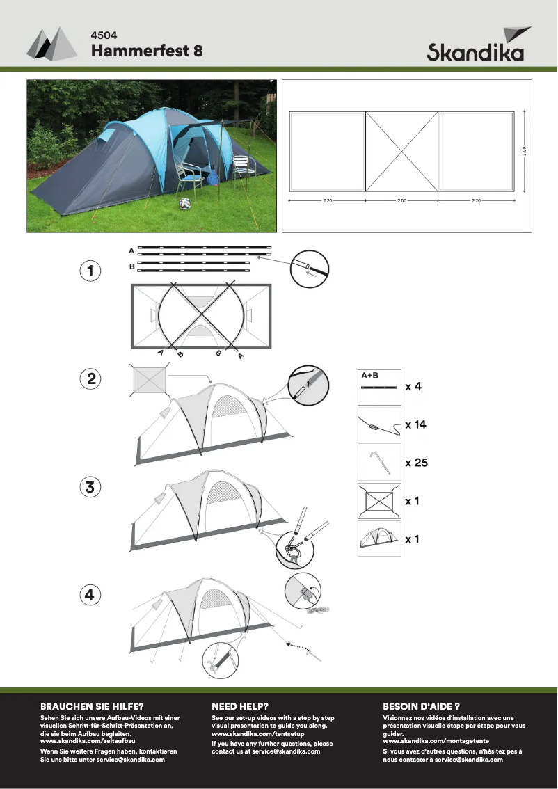 Page n°1 - Manuel utilisateur Skandika Hammerfest 8