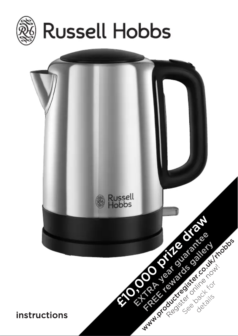 Page n°1 - Manuel utilisateur Russell Hobbs Canterbury