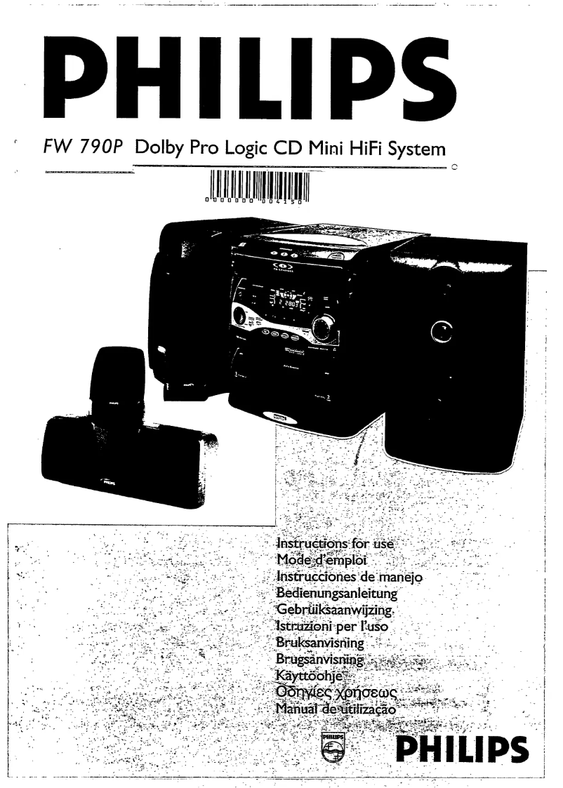 Imagen de la primera página del manual del dispositivo FW790P