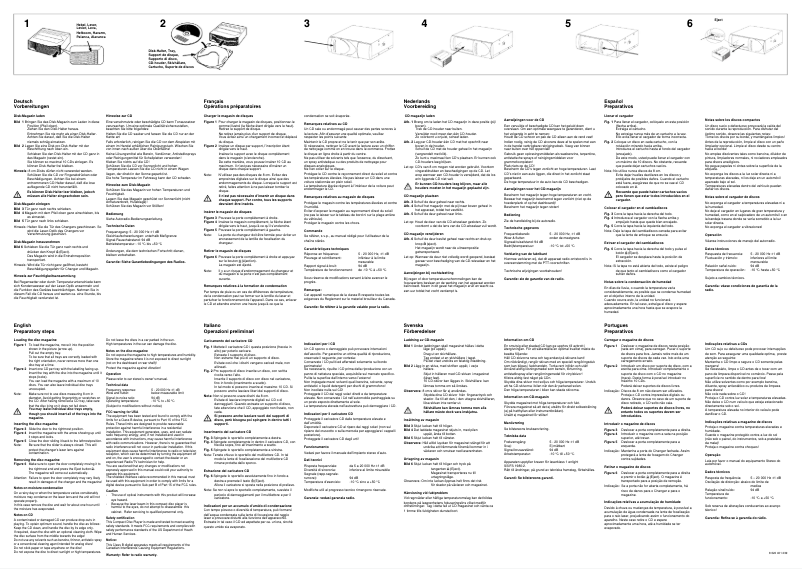 Page 1 de la notice Manuel utilisateur Blaupunkt CDC A08