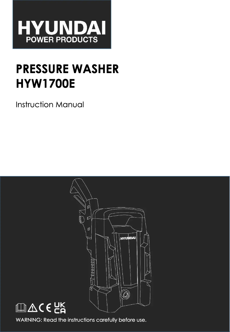 Page n°1 - Manuel utilisateur Hyundai HYW1700E