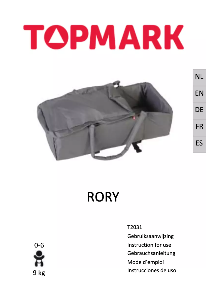 Page 1 de la notice Manuel utilisateur Topmark RORY