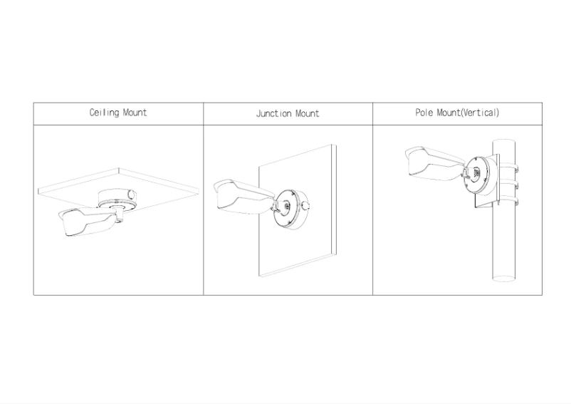 Page 1 de la notice Guide d'installation Dahua Technology IPC-HFW7842H-Z-P