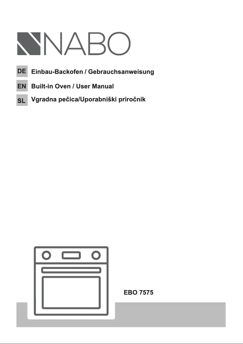 Image de la première page du manuel de l'appareil EBO 7575