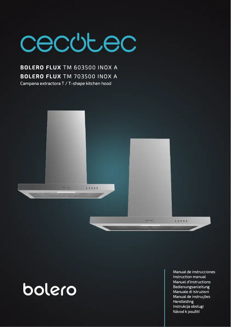 Page n°1 - Manuel utilisateur Cecotec Flux TM 703500 Inox A