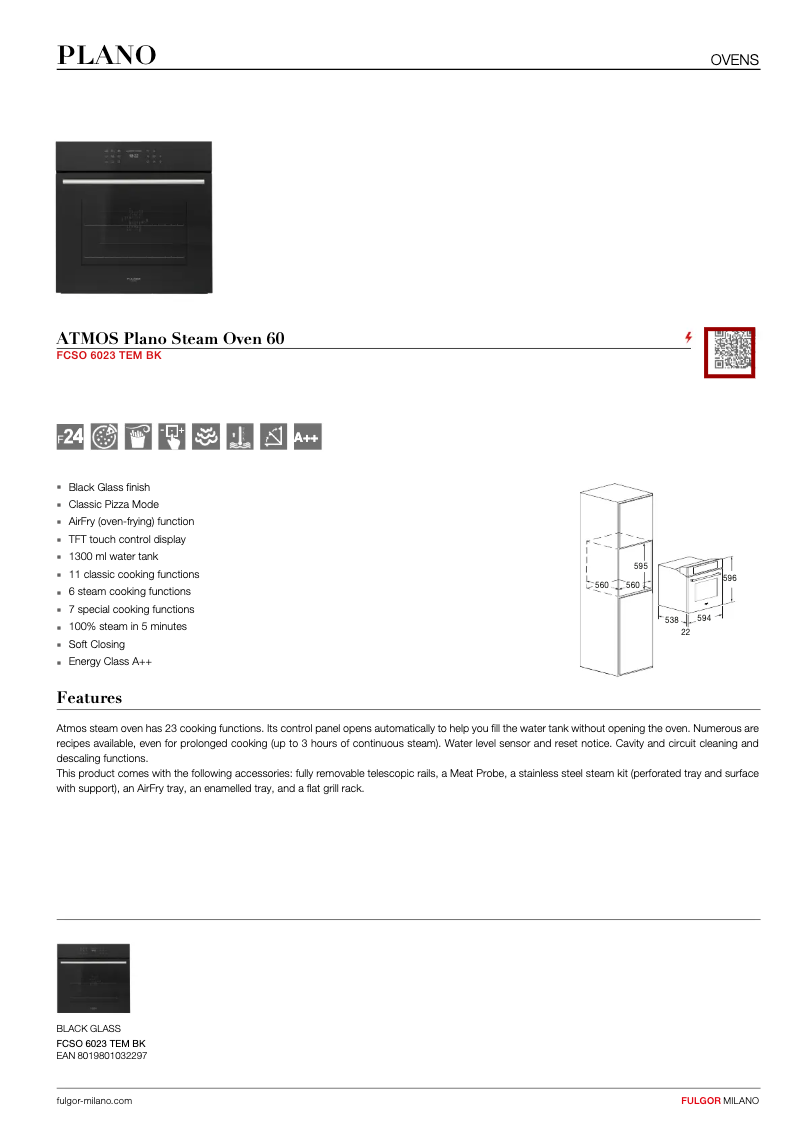 Image de la première page du manuel de l'appareil FCSO 6023 TEM BK
