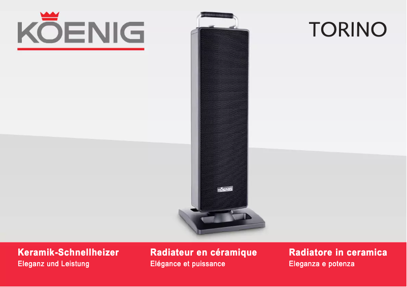 Page 1 de la notice Manuel utilisateur Koenig B06164