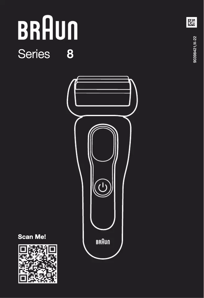 Page n°1 - Manuel utilisateur Braun Series 8 8325s