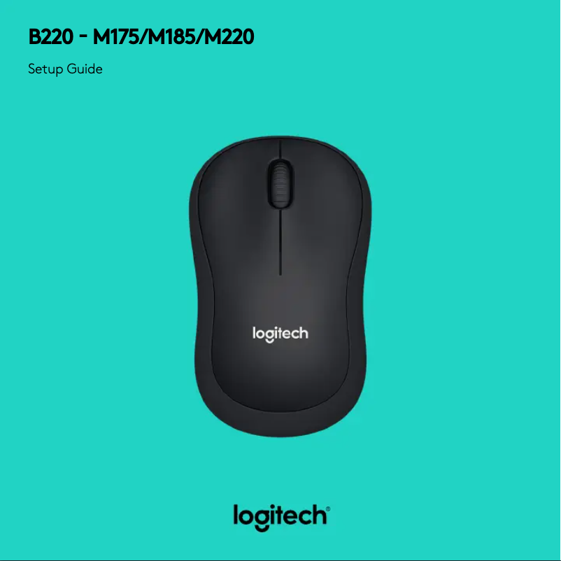 Page n°1 - Manuel utilisateur Logitech M221 SILENT