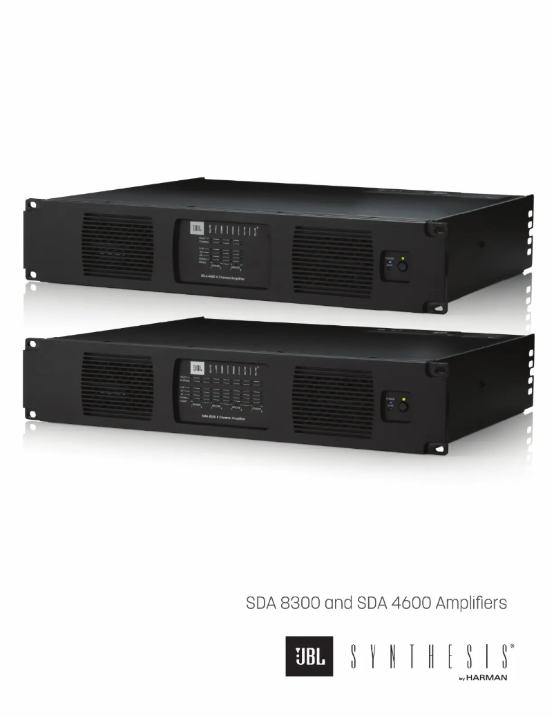 Image de la première page du manuel de l'appareil Synthesis SDA4600