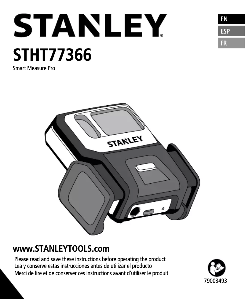 Page 1 de la notice Manuel utilisateur Stanley STHT77366