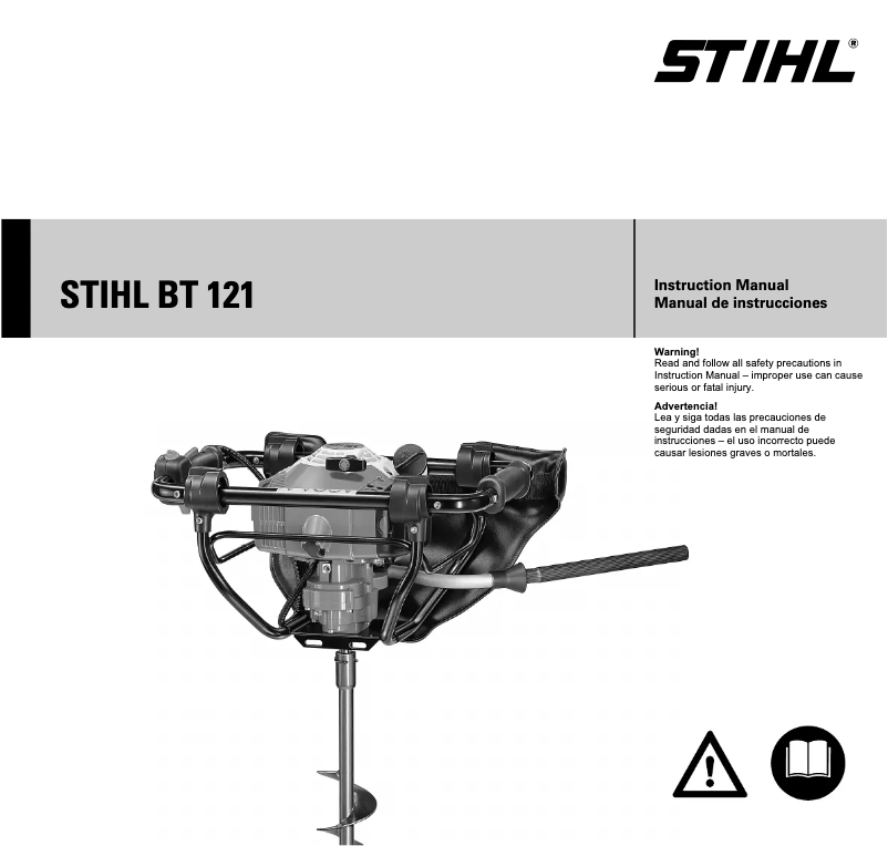 Page n°1 - Manuel utilisateur Stihl BT 121
