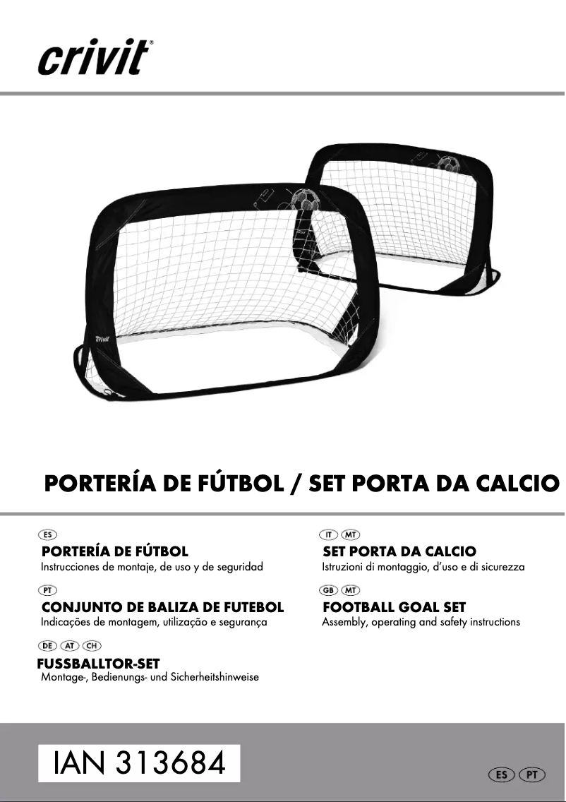 Page n°1 - Manuel utilisateur Crivit HG04743