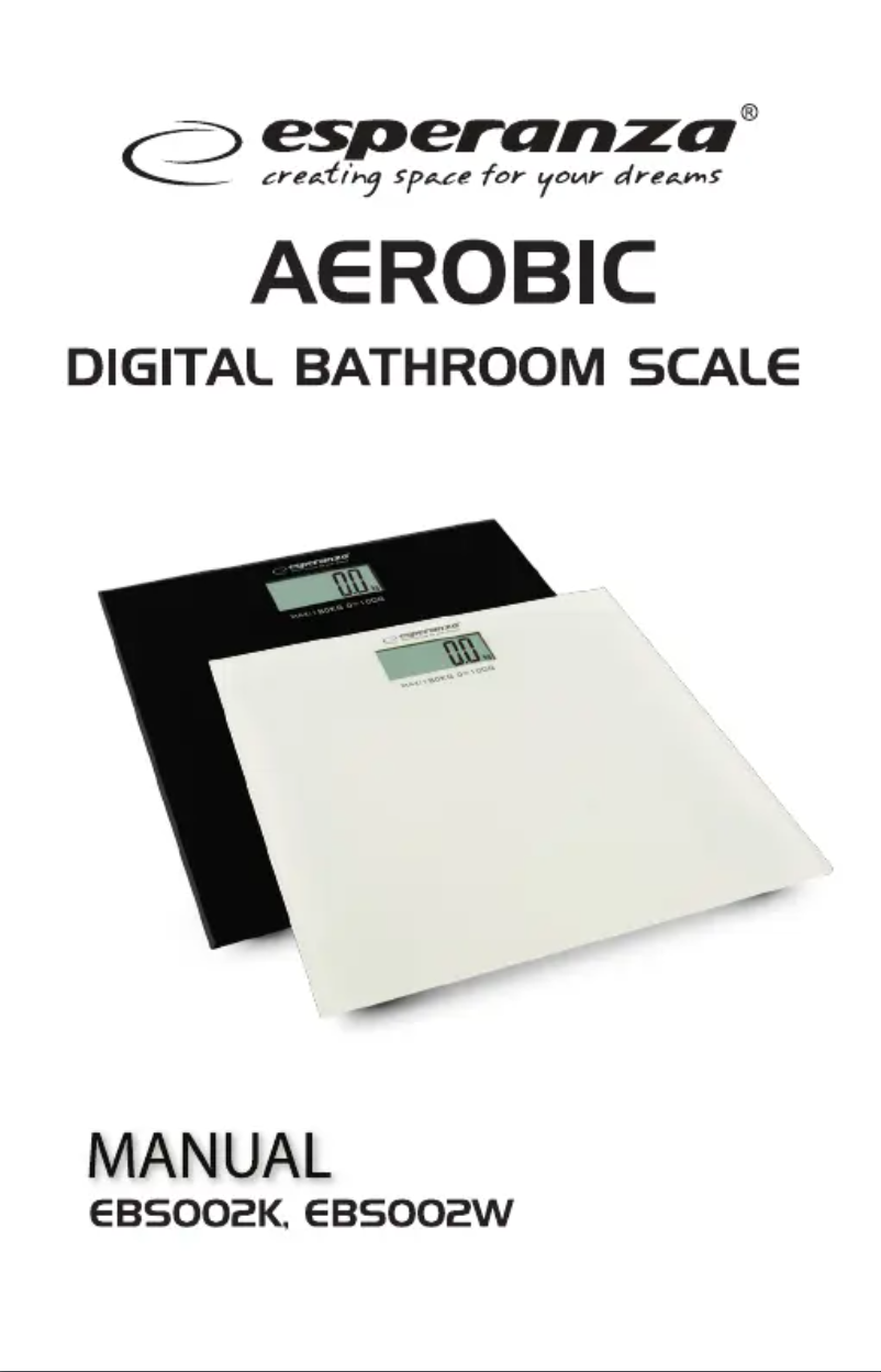 Page 1 de la notice Manuel utilisateur Esperanza Aerobic EBS002W