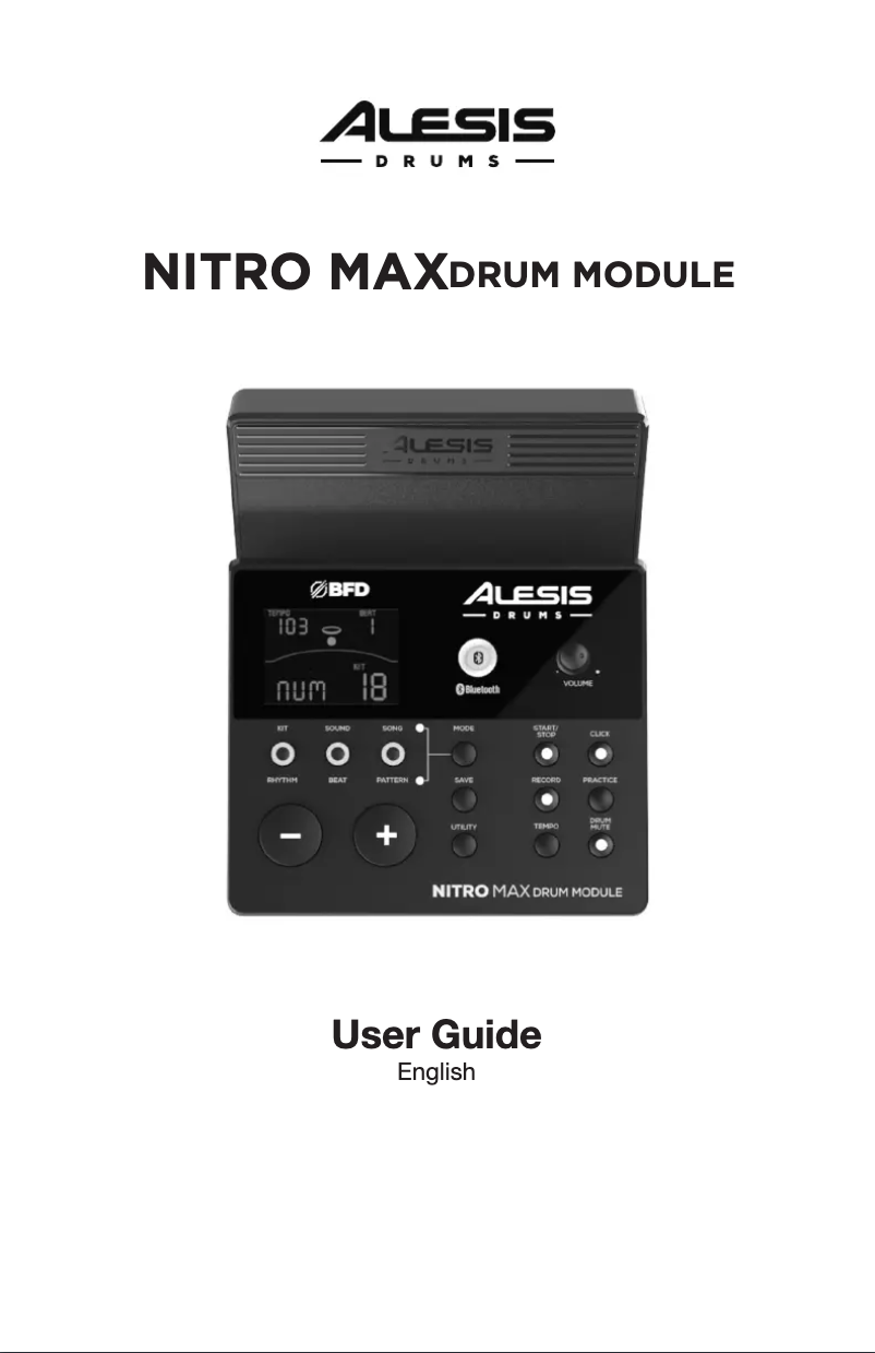 Image de la première page du manuel de l'appareil Nitro Max