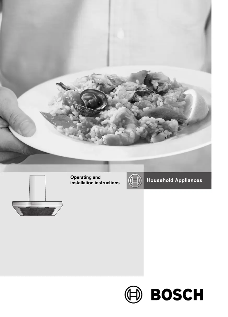 Page 1 de la notice Manuel utilisateur Bosch DWB093450B