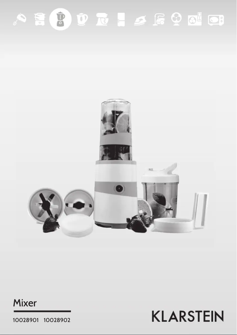 Page 1 de la notice Manuel utilisateur Klarstein 10028901