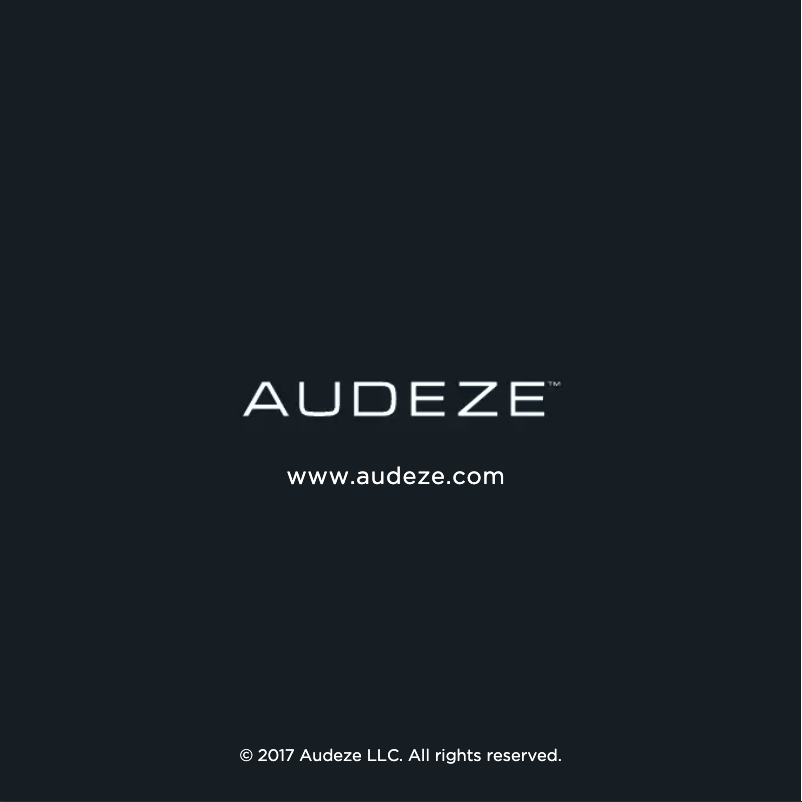 Page n°1 - Manuel utilisateur Audeze LCD-MX4