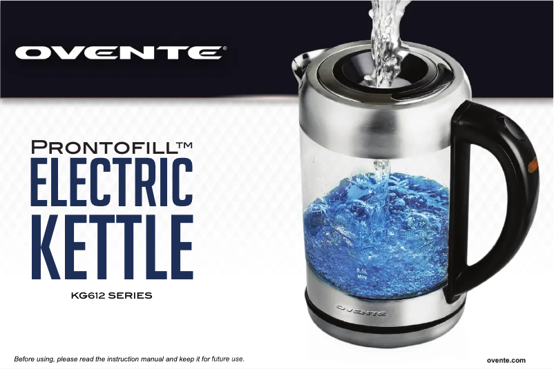Page 1 de la notice Manuel utilisateur Ovente KG612S