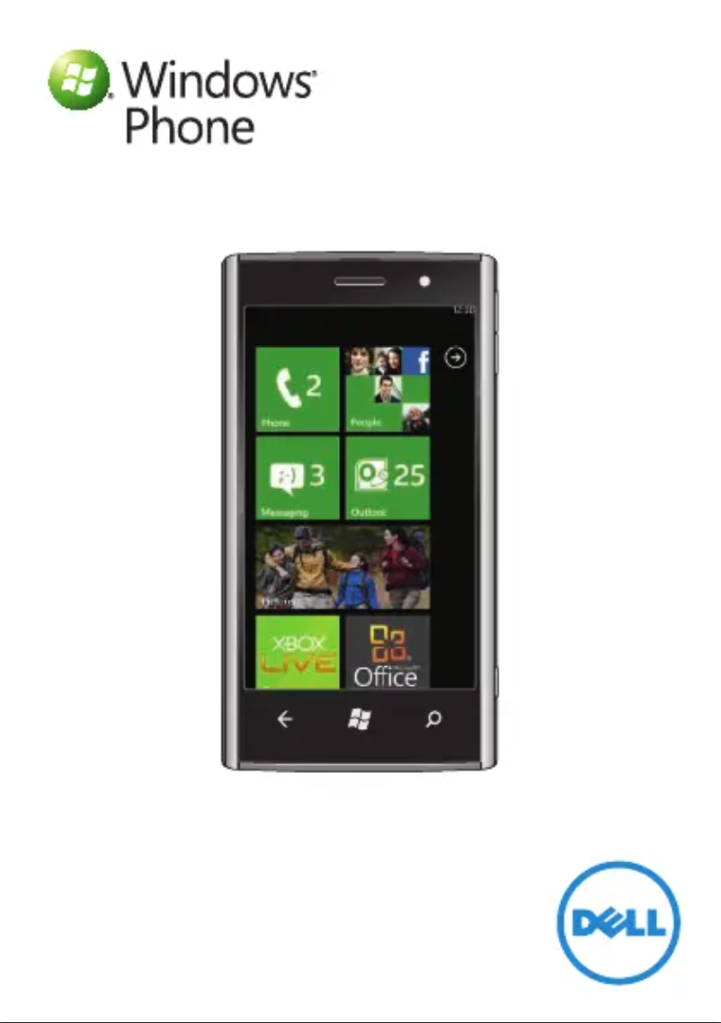 Page 1 de la notice Manuel utilisateur Dell Venue Pro