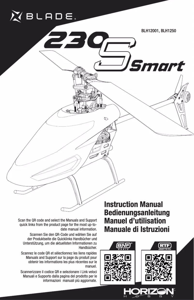Image de la première page du manuel de l'appareil 230 S Smart