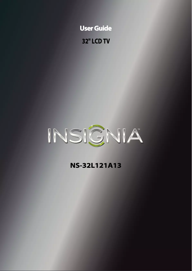 Página 1 del manual Manual de usuario Insignia NS-32L121A13