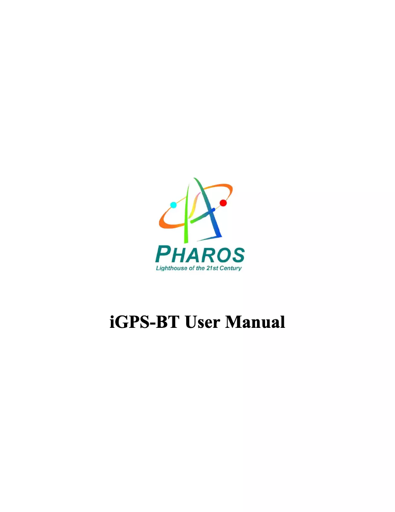 Image de la première page du manuel de l'appareil iGPS-360