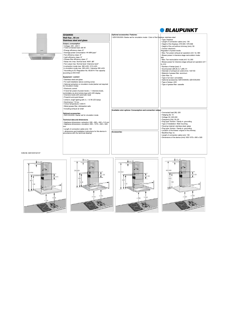 Image de la première page du manuel de l'appareil 5DG69550