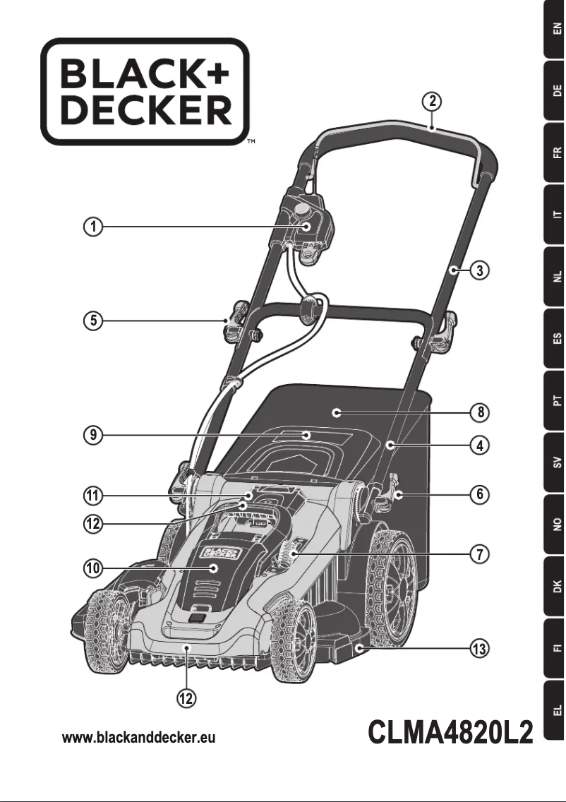 Page n°1 - Manuel utilisateur Black & Decker CLMA4820L2