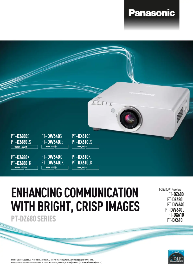 Página 1 del manual Manual de usuario Panasonic PT-DX610ESJ