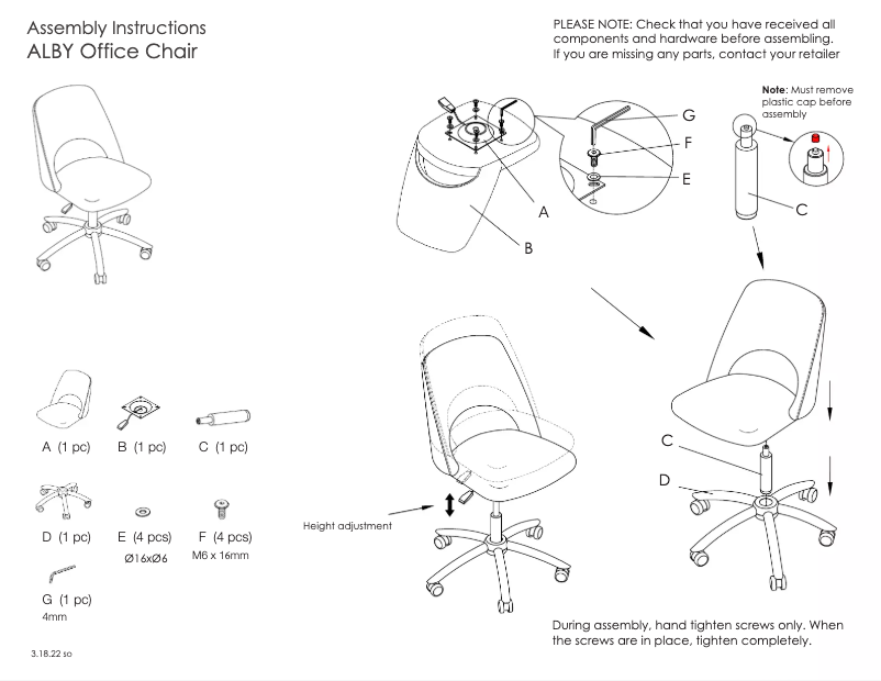 Page n°1 - Guide d'installation Eurø Style Alby