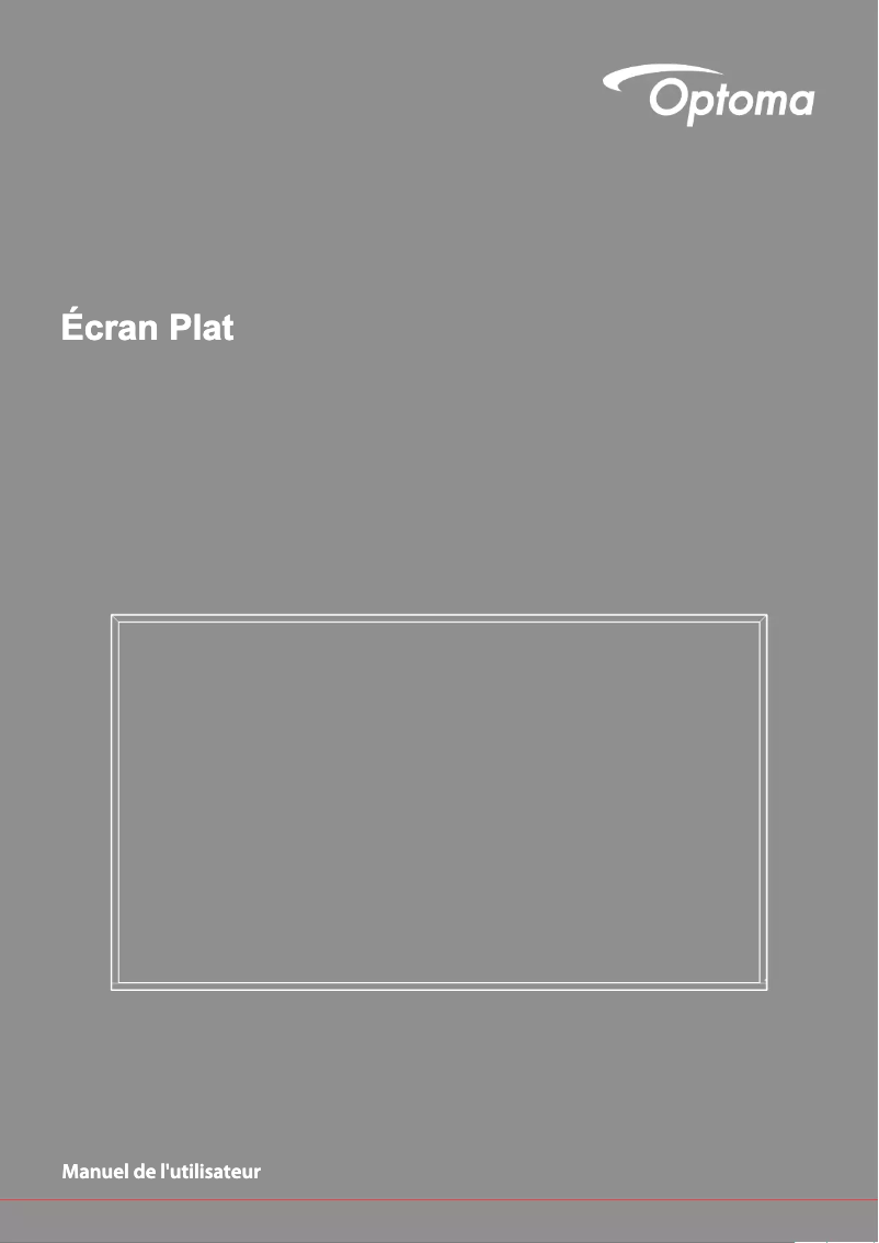 Page 1 de la notice Manuel utilisateur Optoma N3751K