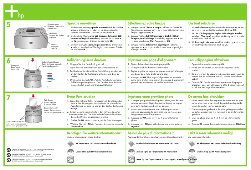 Image de la première page du manuel de l'appareil Photosmart 380