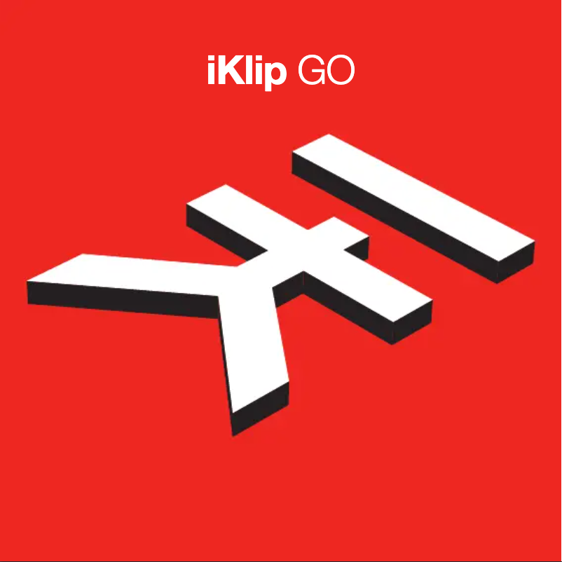 Image de la première page du manuel de l'appareil iKlip GO