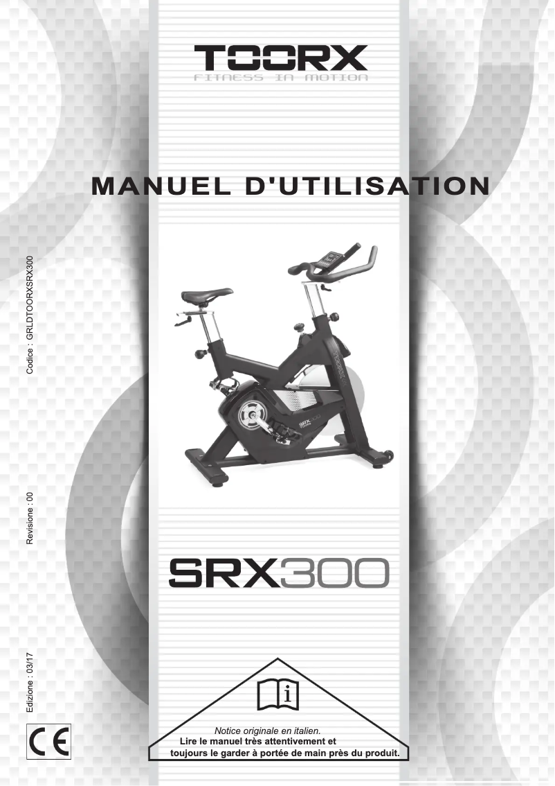 Page 1 de la notice Manuel utilisateur Toorx SRX-300