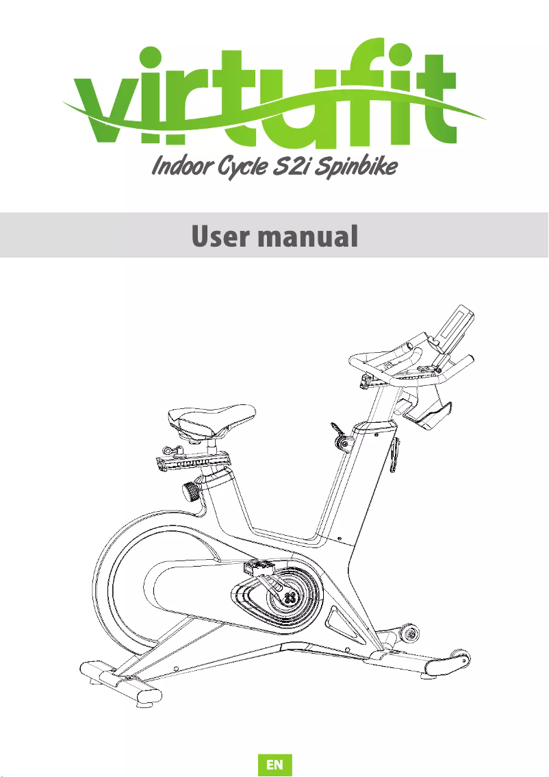 Page n°1 - Manuel utilisateur VirtuFit Indoor Cycle S2i