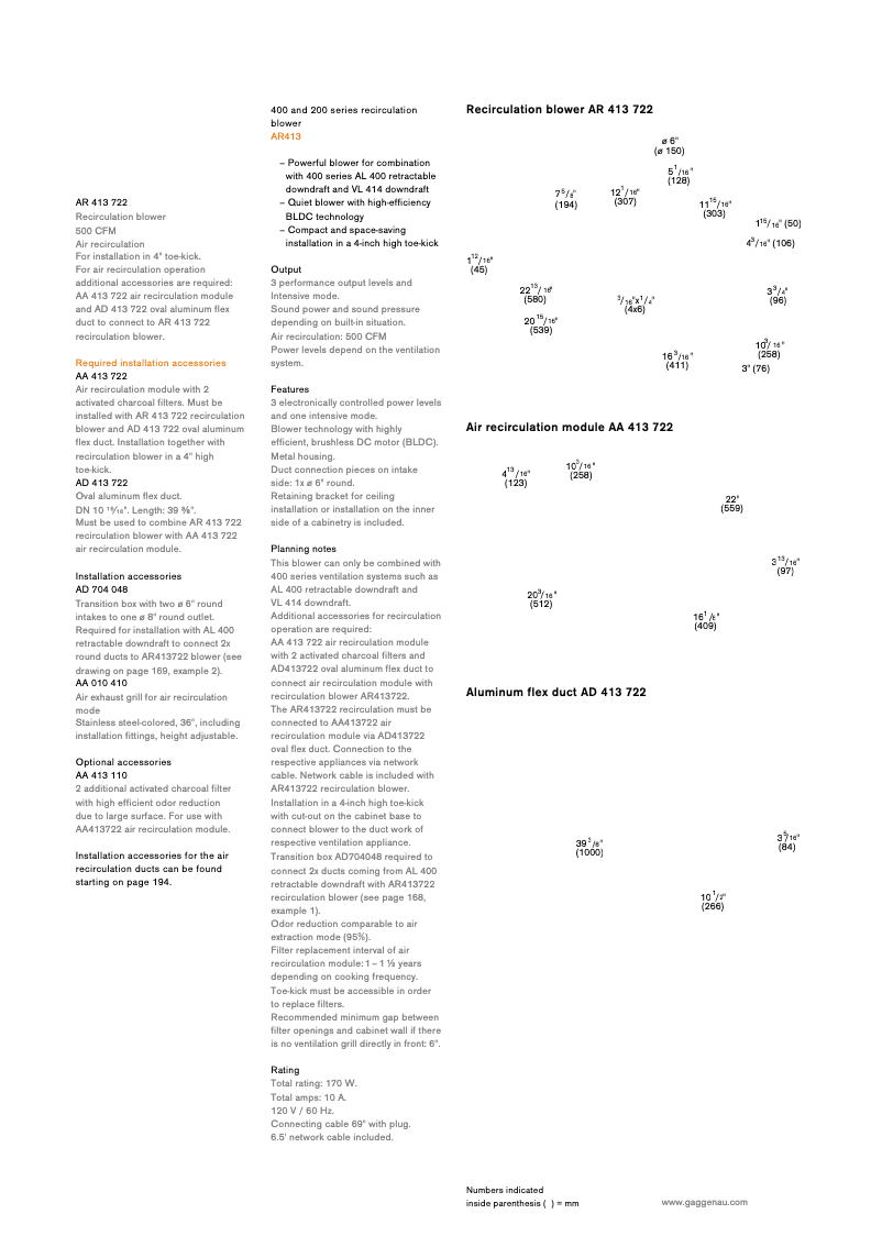 Image de la première page du manuel de l'appareil AR413722