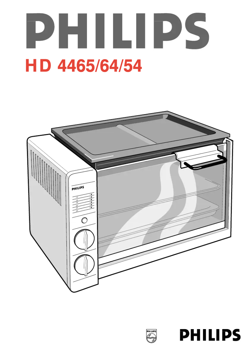 Page 1 de la notice Manuel utilisateur Philips HD4464