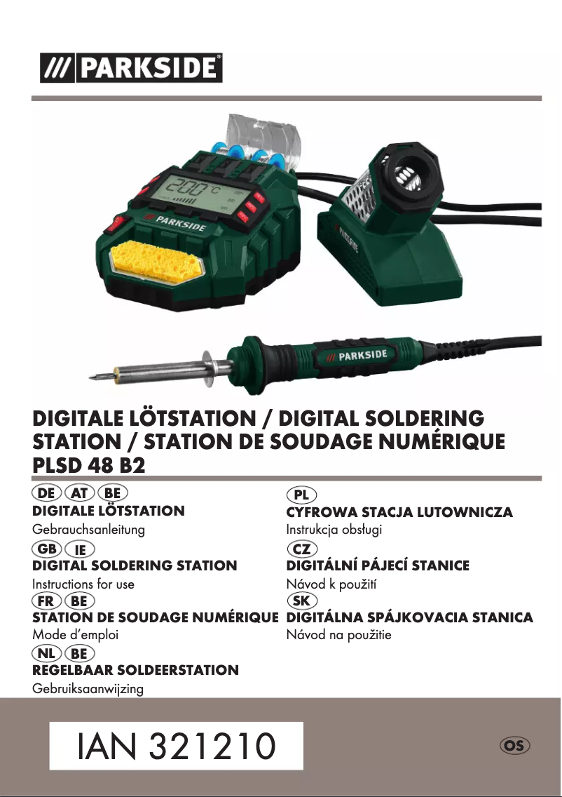 Page 1 de la notice Manuel utilisateur Parkside PLSD 48 B2