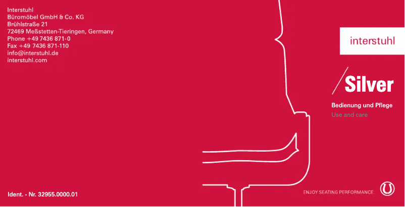 Page 1 de la notice Manuel utilisateur Interstuhl Silver 151S