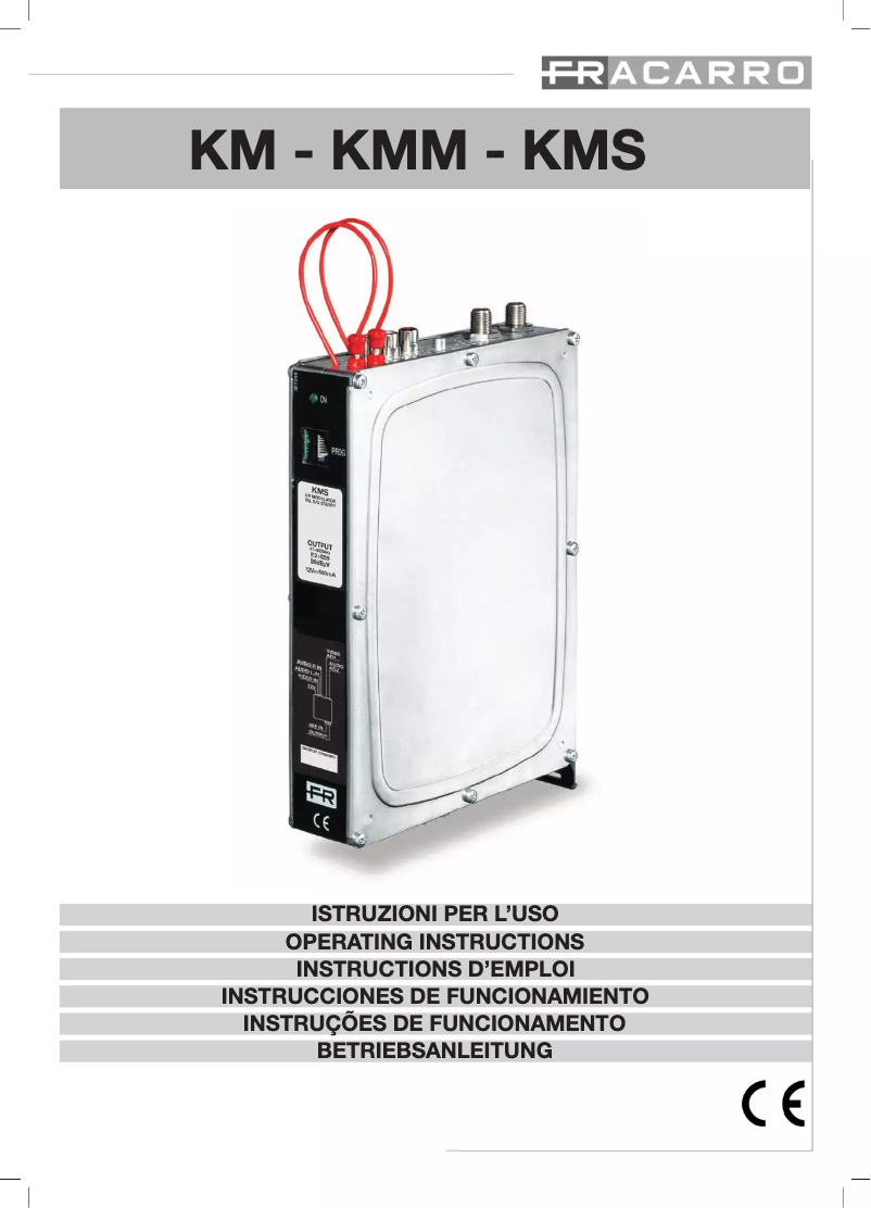 Página 1 del manual Manual de usuario Fracarro KMS