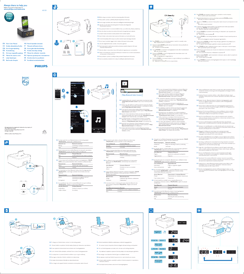 Image de la première page du manuel de l'appareil AS130