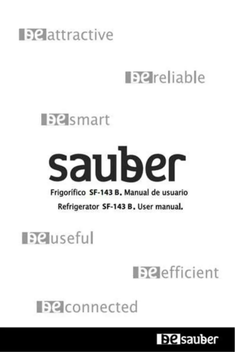 Page n°1 - Manuel utilisateur Sauber SF143B