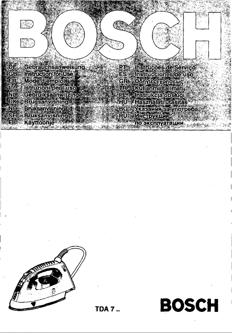 Page 1 de la notice Manuel utilisateur Bosch TDA7551