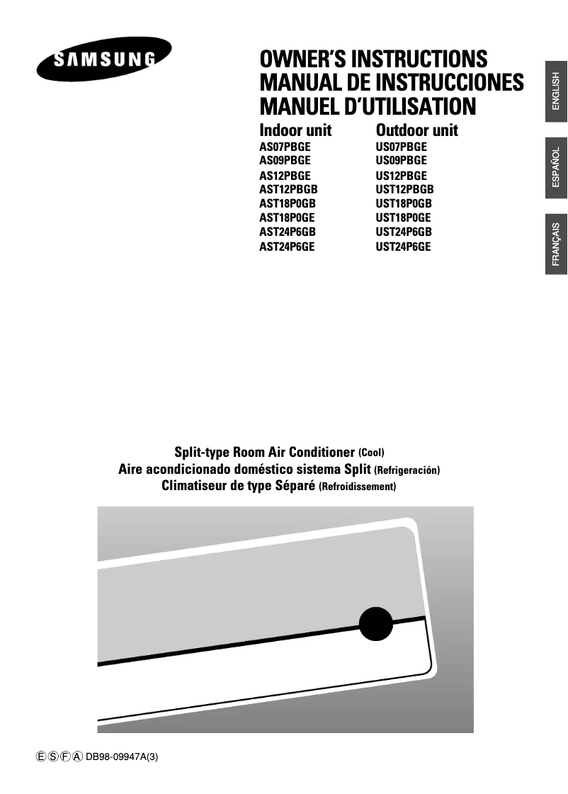 Image de la première page du manuel de l'appareil AST18P0GB