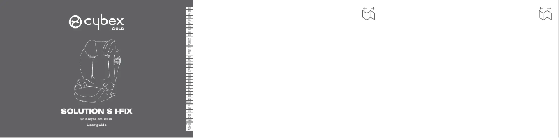 Page 1 de la notice Manuel utilisateur Cybex Solution S i-Fix
