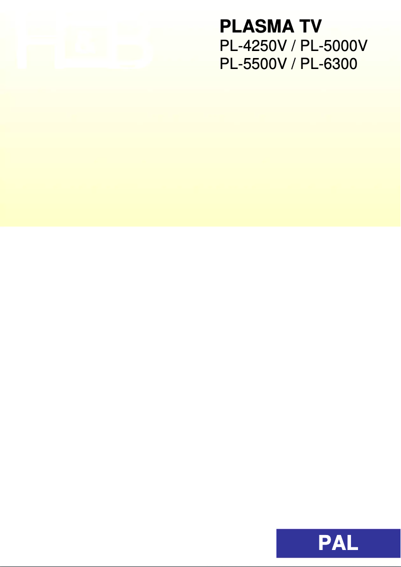 Page 1 de la notice Manuel utilisateur H&B PL-5500V